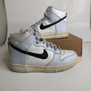 Nike Dunk High Women’s Size 5 “Aluminum “ White/Football Grey